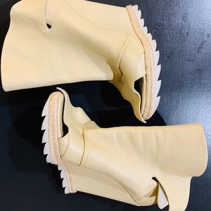 ❤️ CAMILA SKOVGAARD Wedge leather sandals 37 / 6.5